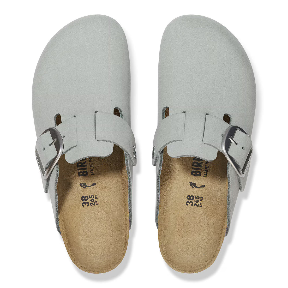 Boston Big Buckle Nubuk Leather