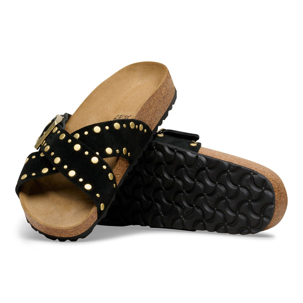 Siena Rivet Border Suede Leather