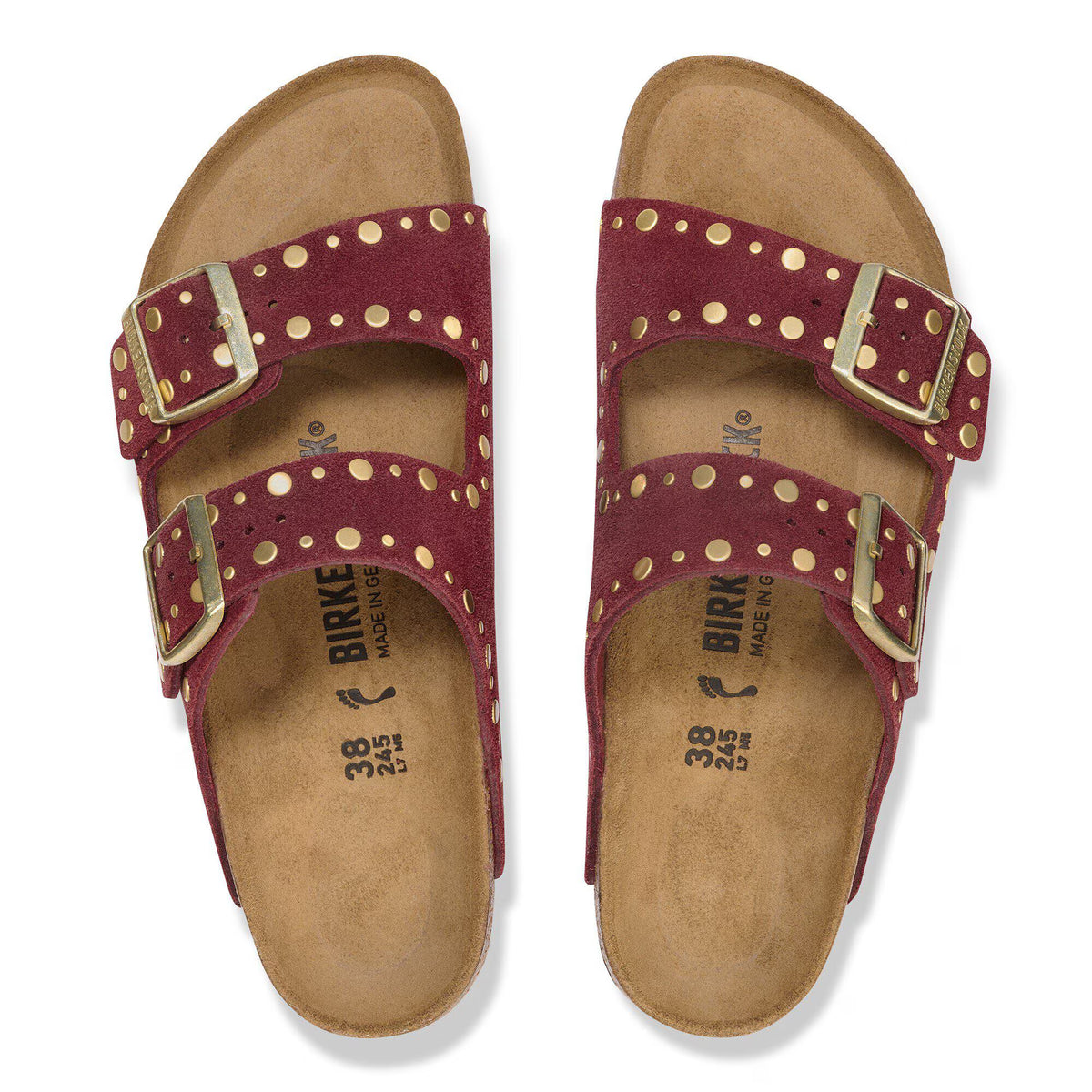 Arizona Rivet Suede Leather