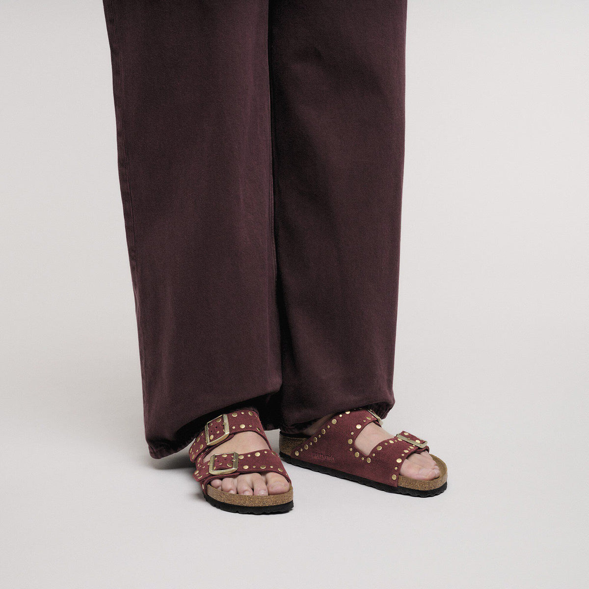 Arizona Rivet Suede Leather