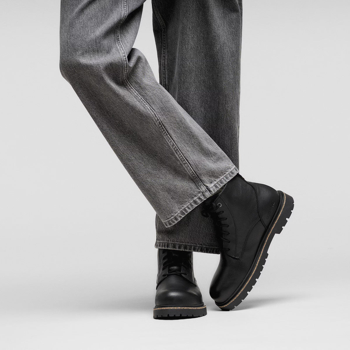 Highwood Lace Mid Men Natural Leather