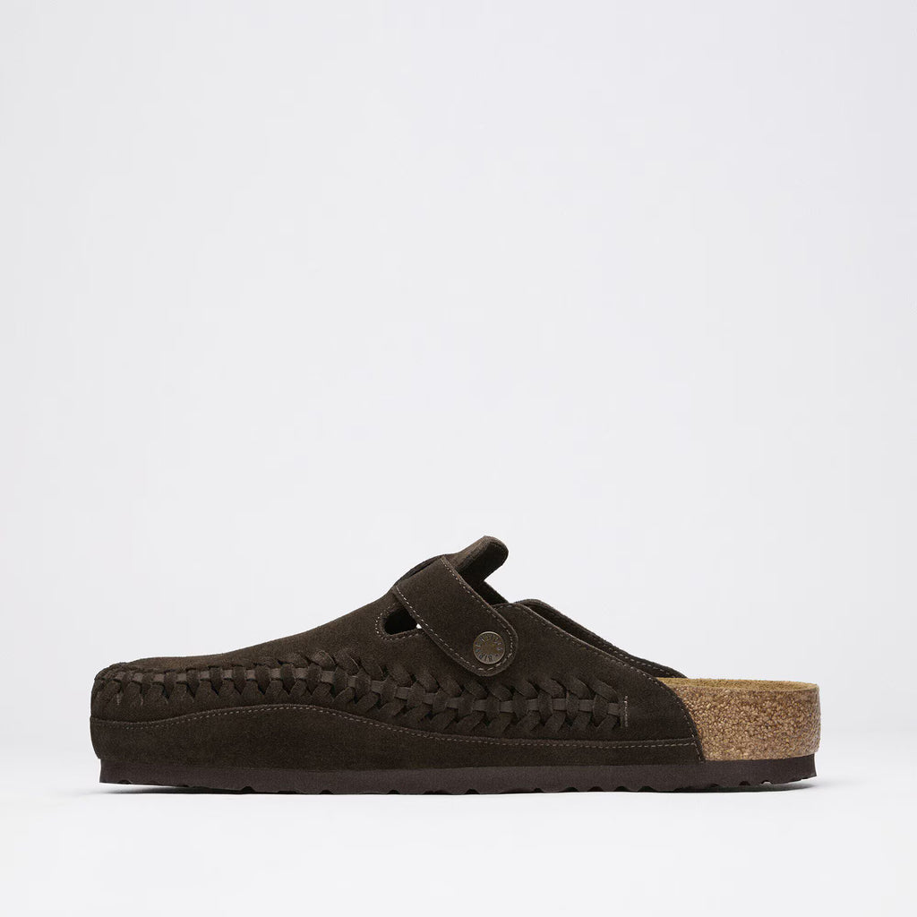 Boston Plaited Suede Leather Mocca