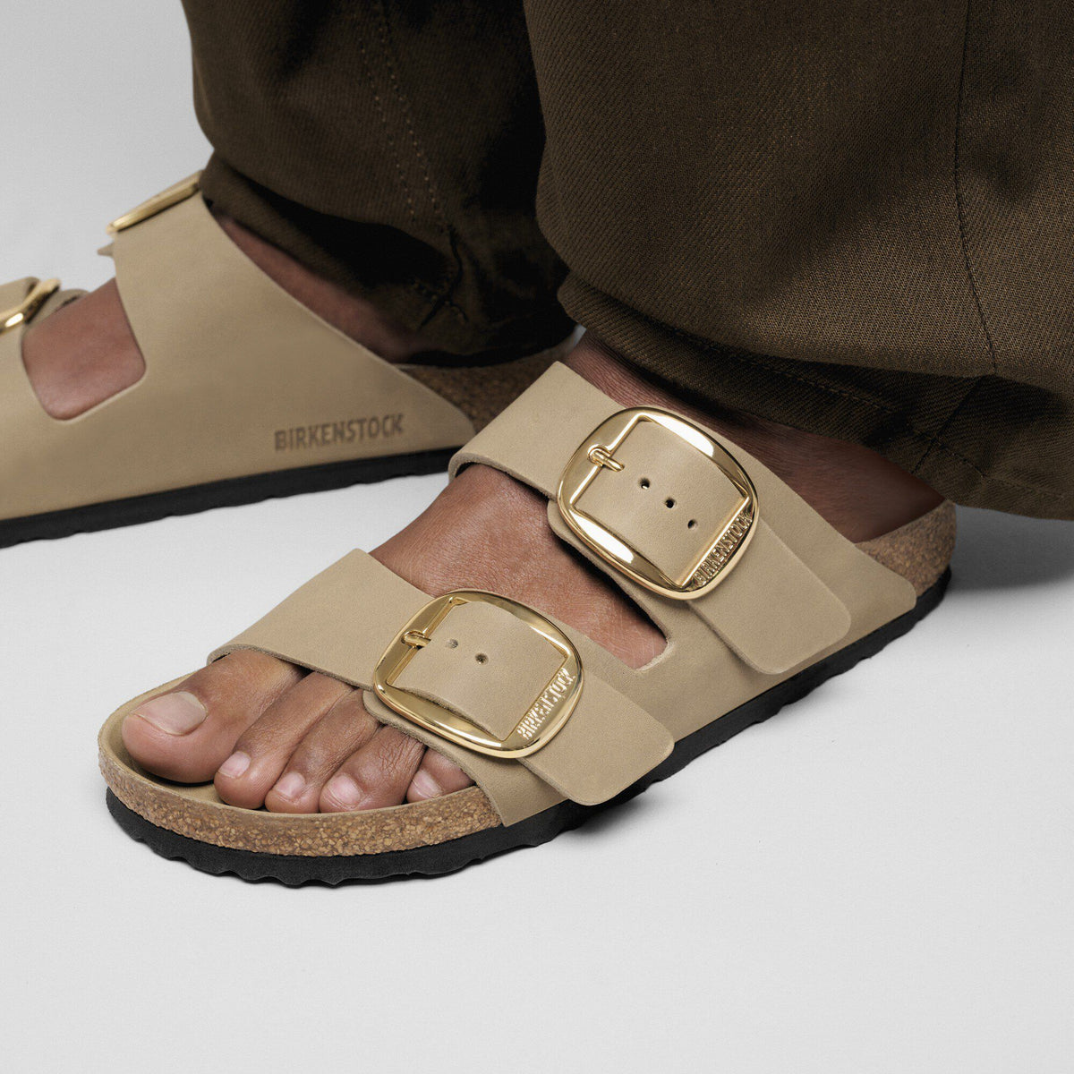 Arizona Big Buckle Natural Leather Oiled