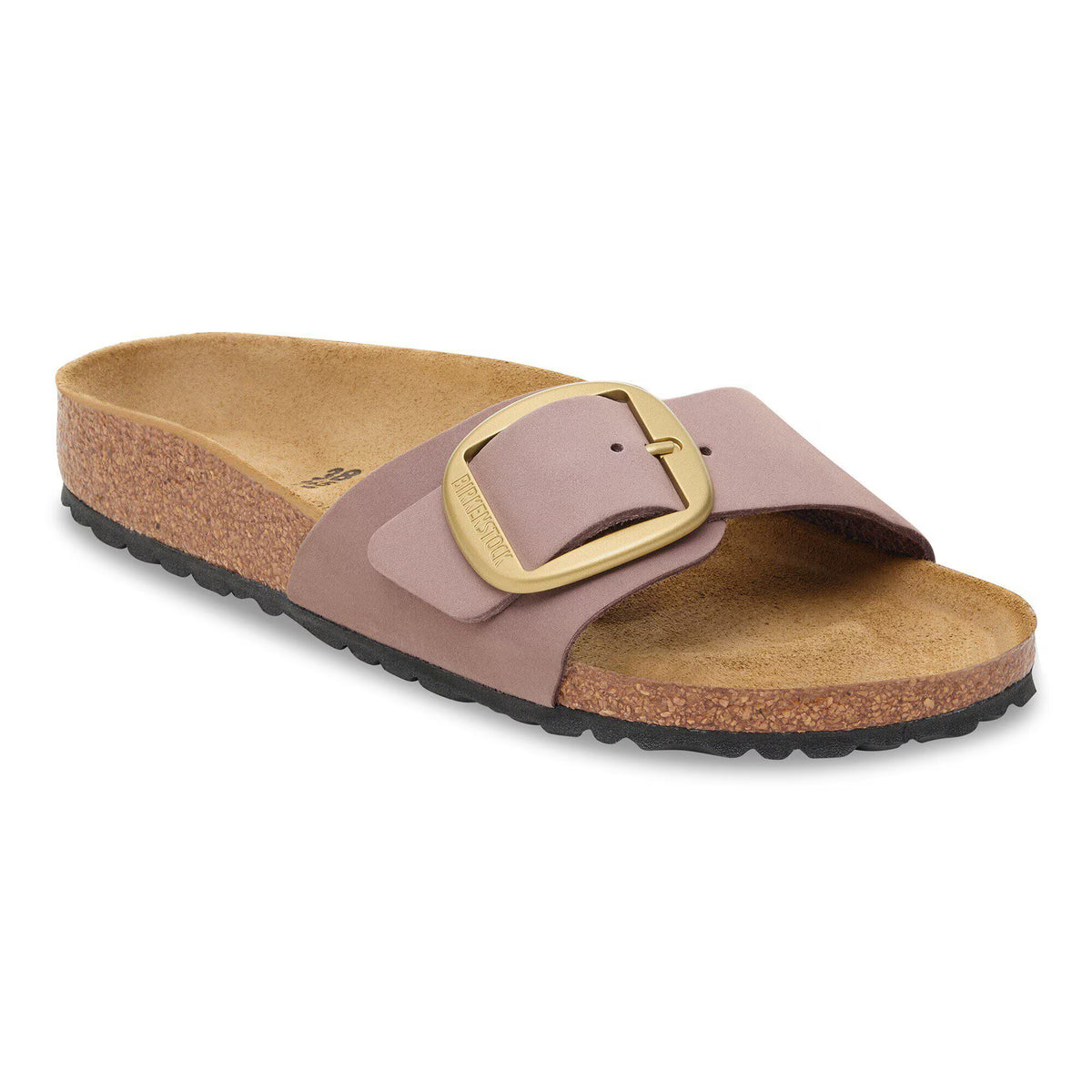 Madrid Big Buckle Nubuk Leather