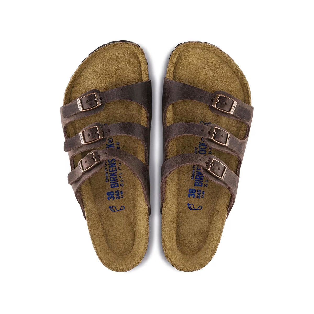 Florida Soft Footbed Natural Leather Oiled