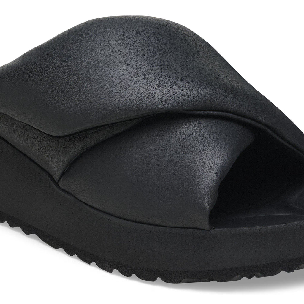 Theda Cross Strap Natural Leather