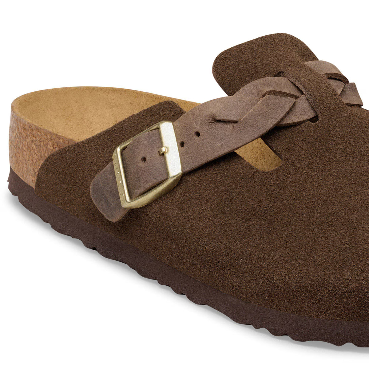 Boston Braided Suede Leather