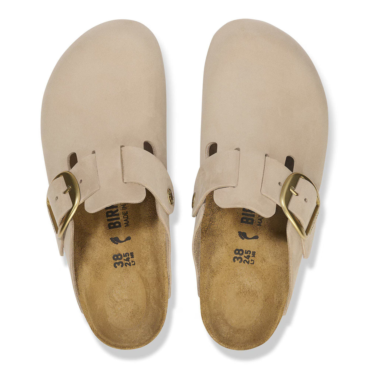 Boston Big Buckle Nubuk Leather