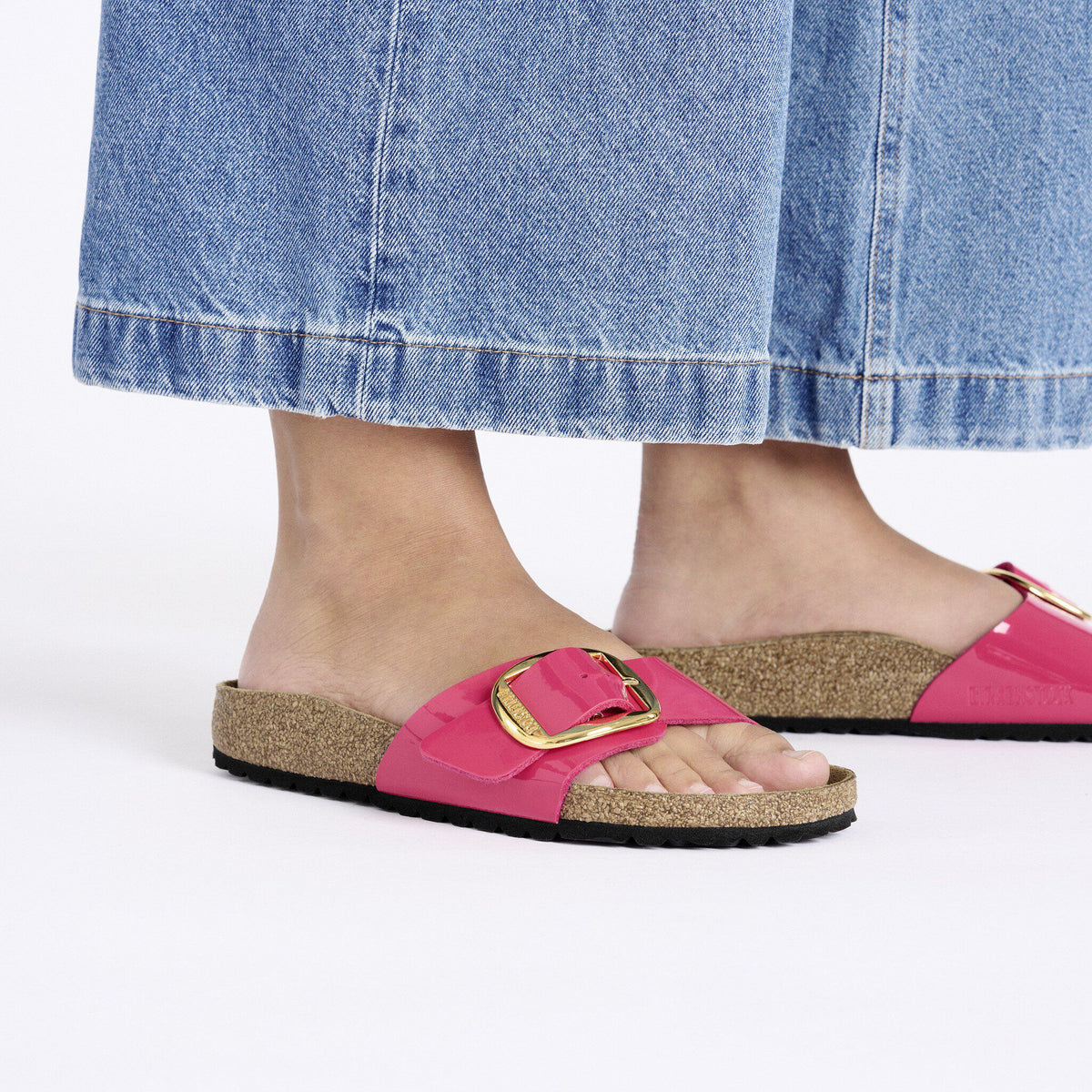 Madrid Big Buckle Birko-Flor Patent