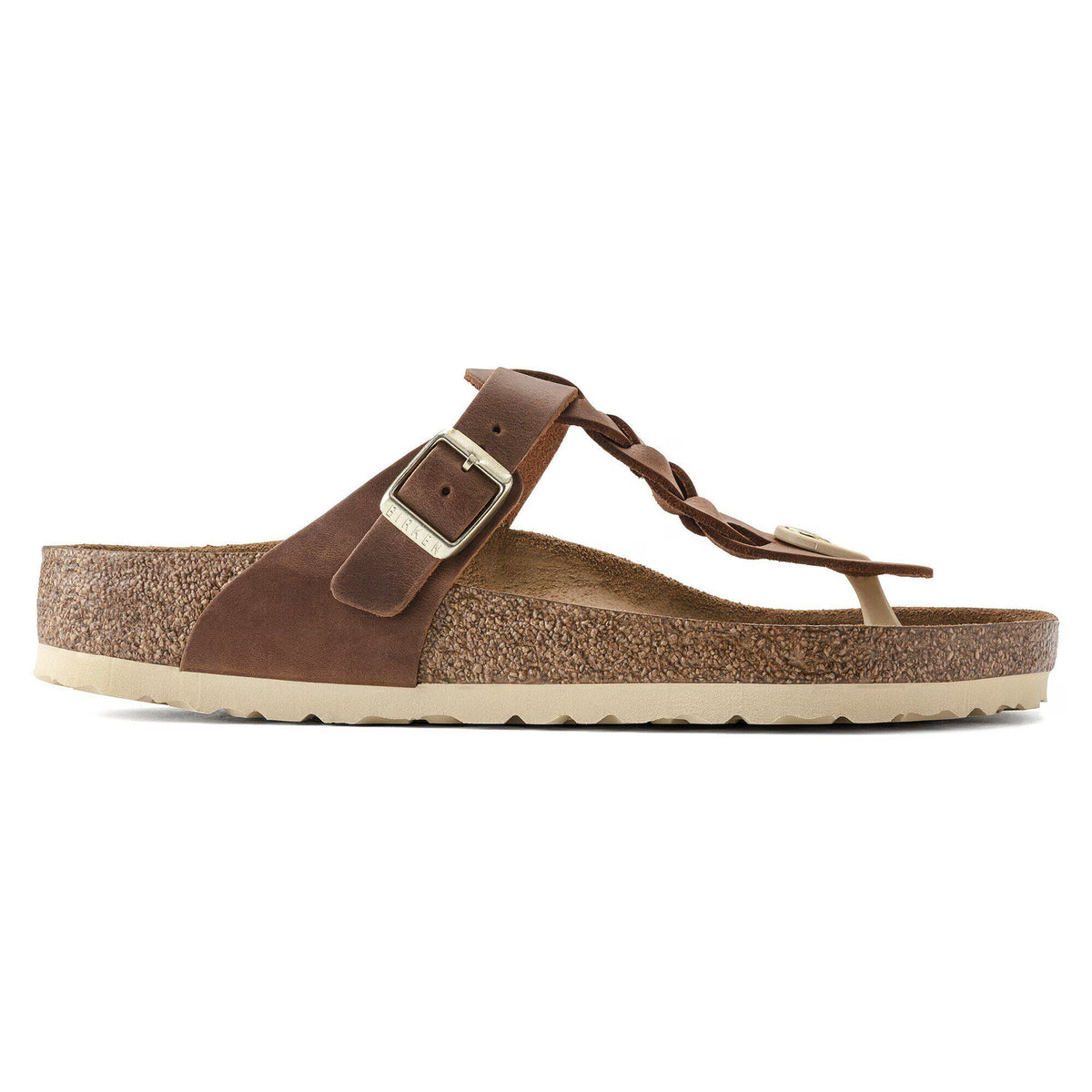 Gizeh Braided Natural Leather Oiled