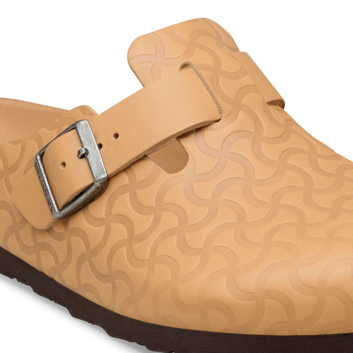 Boston BS Natural Leather Embossed