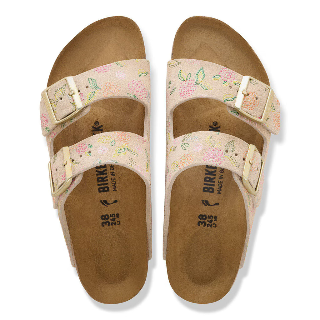 Arizona Rivet Logo Suede Leather