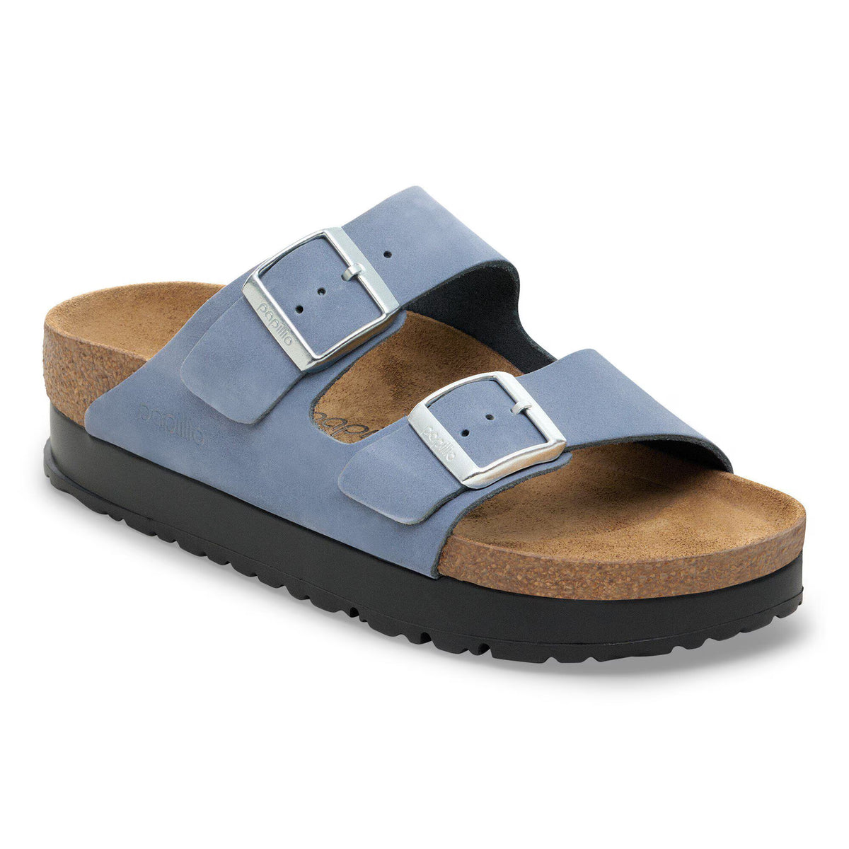 Arizona PAP Flex Platform Nubuk Leather Stone Blue