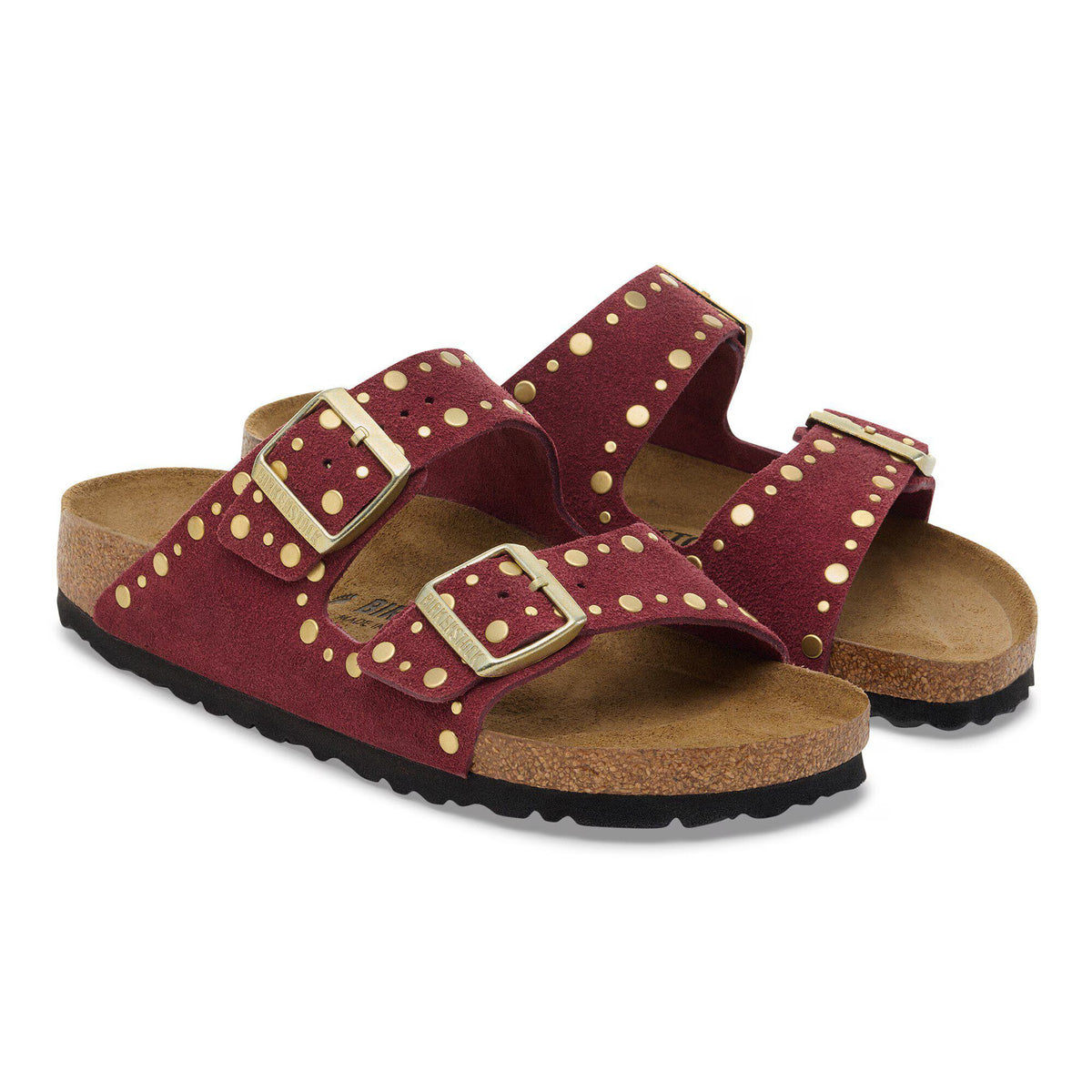 Arizona Rivet Suede Leather