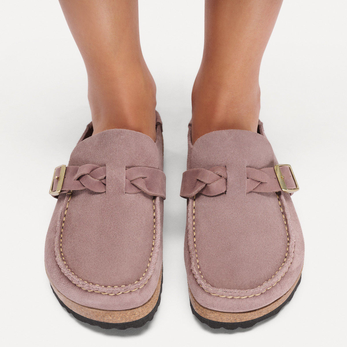 Buckley Braided Suede Leather
