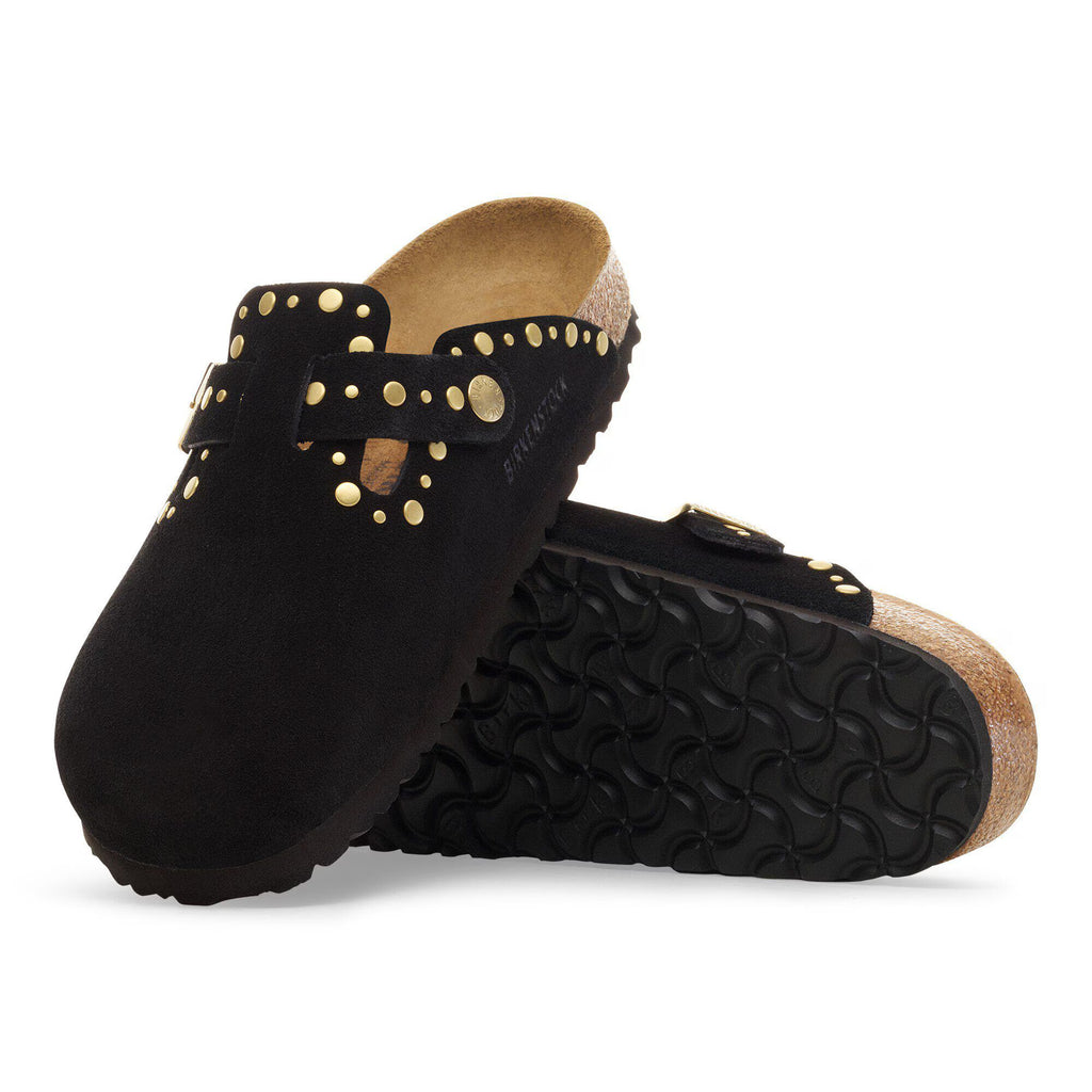 Boston Rivet Suede Leather
