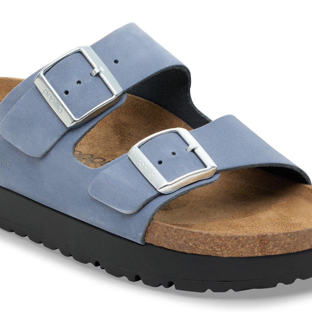 Arizona PAP Flex Platform Nubuk Leather Stone Blue