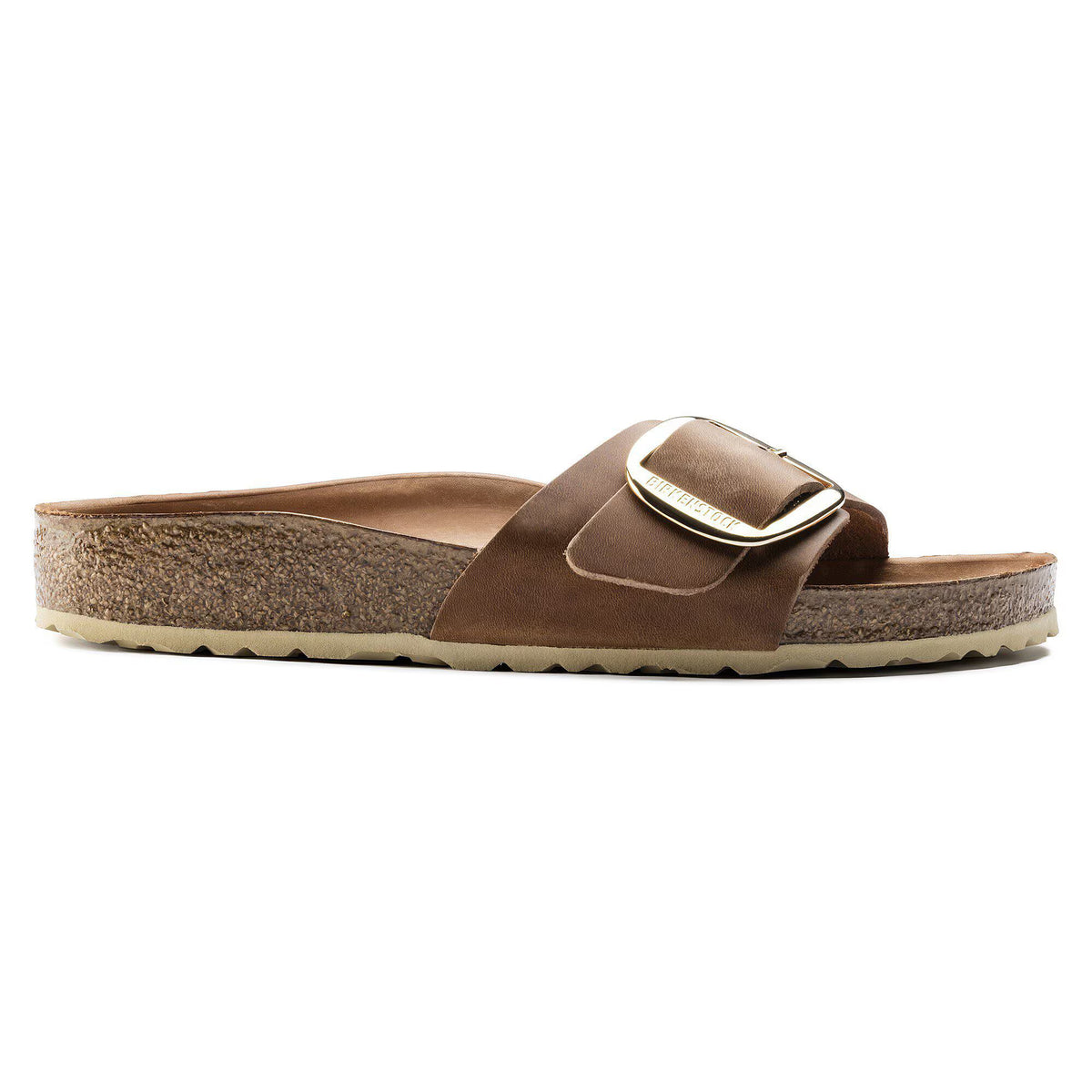 Madrid Big Buckle Natural Leather Oiled