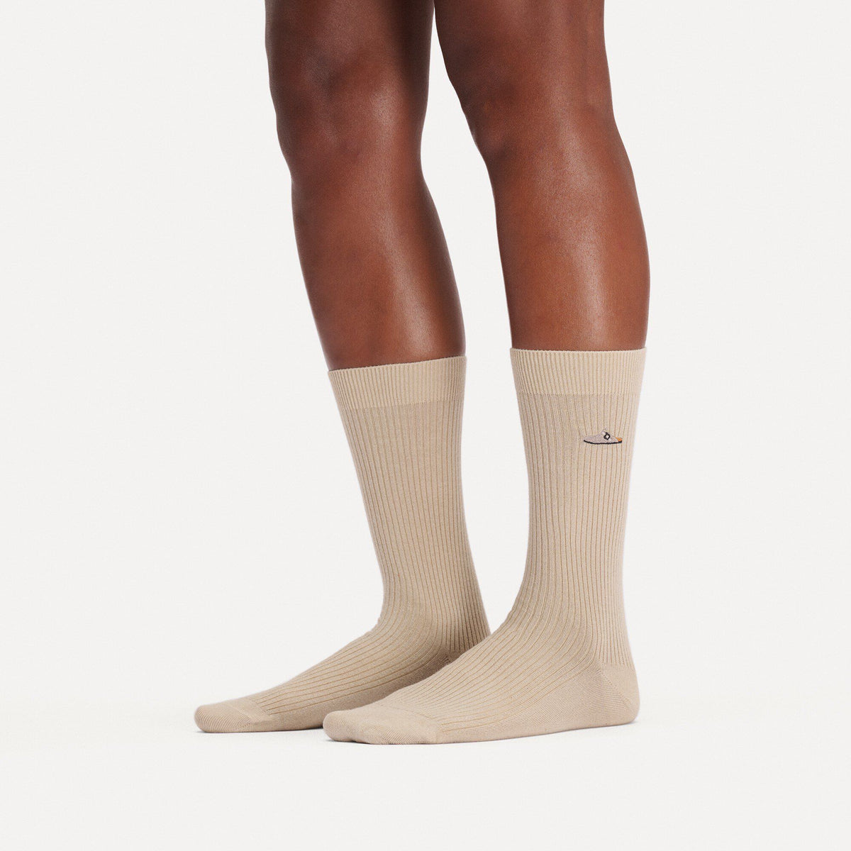 Cotton Ribbed Socks Cotton/Polyamid/Elastane