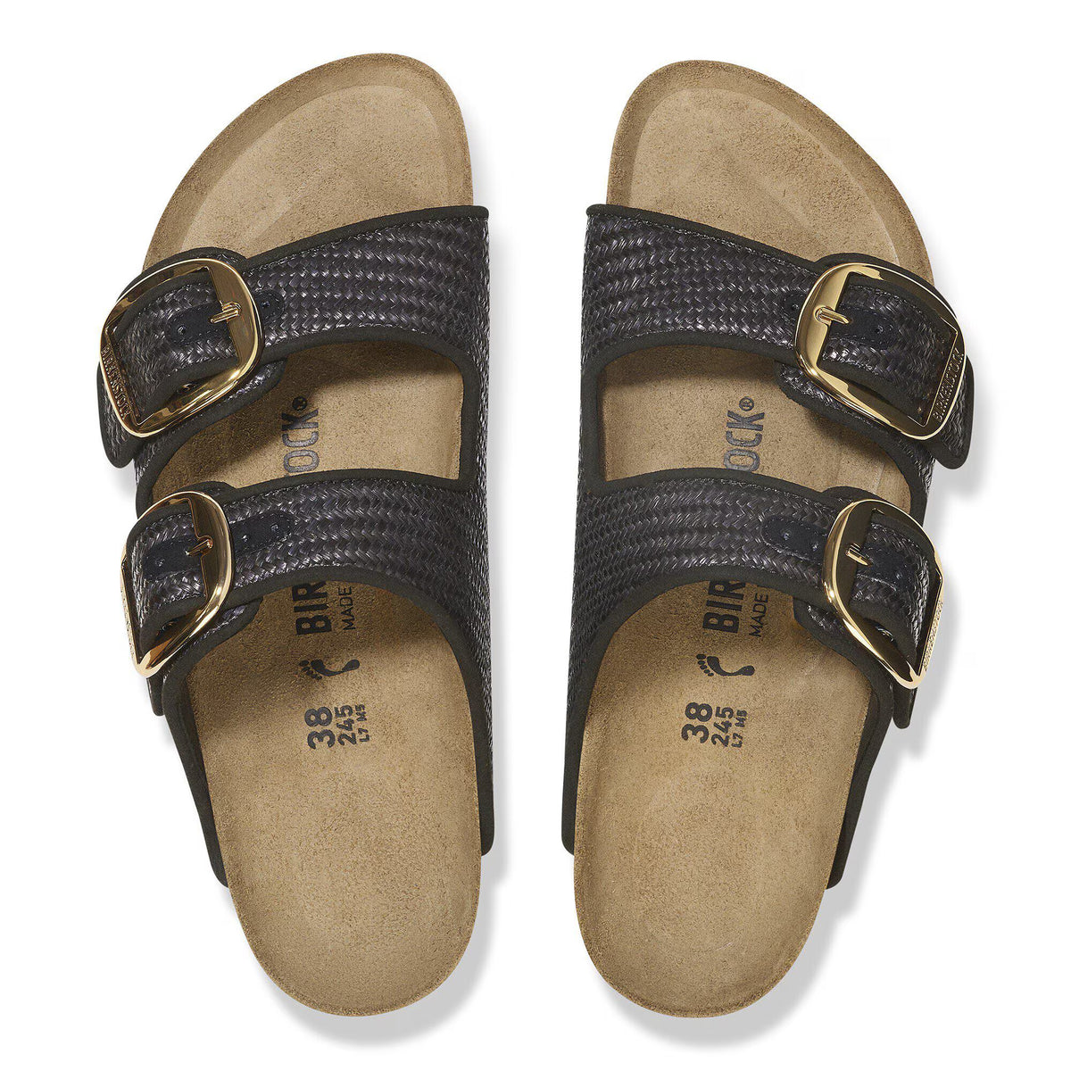 Arizona Big Buckle Raffia Textile