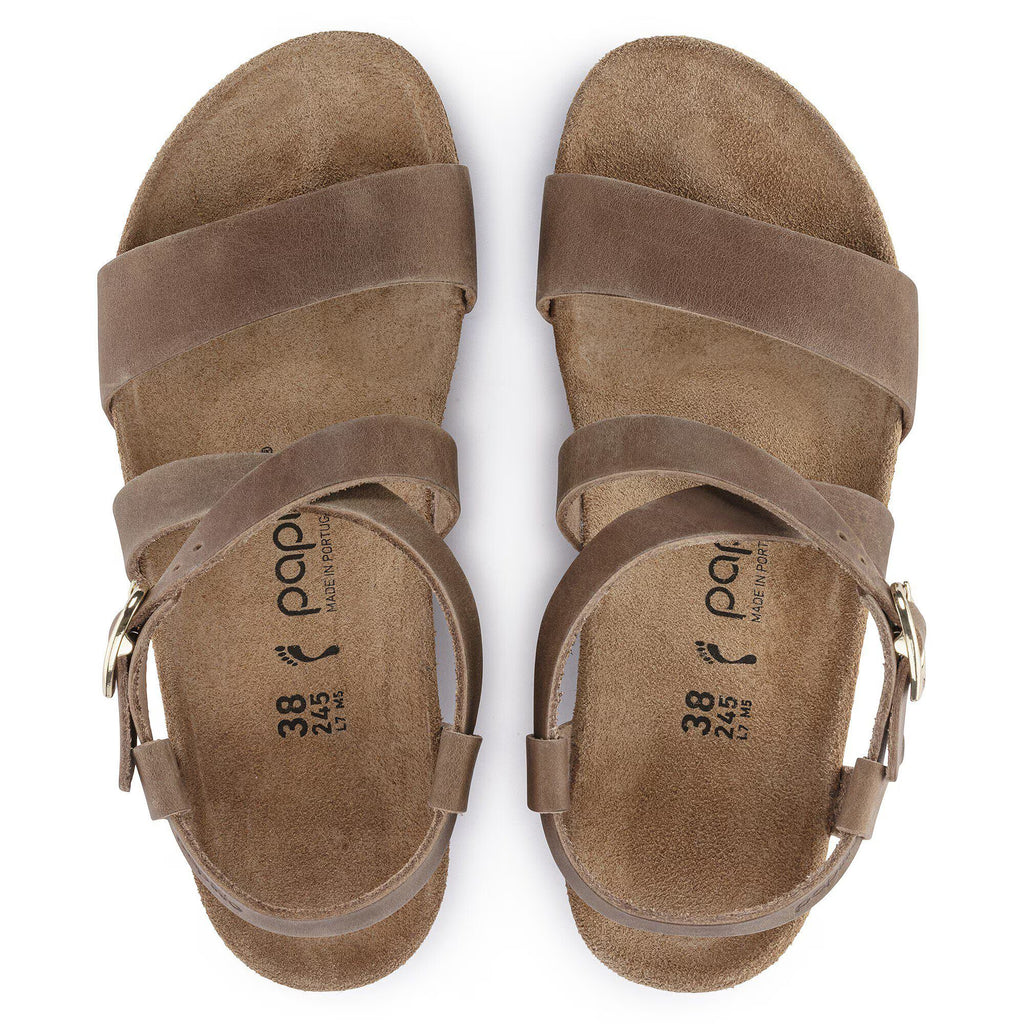 Sibyl Ring-Buckle Natural Leather