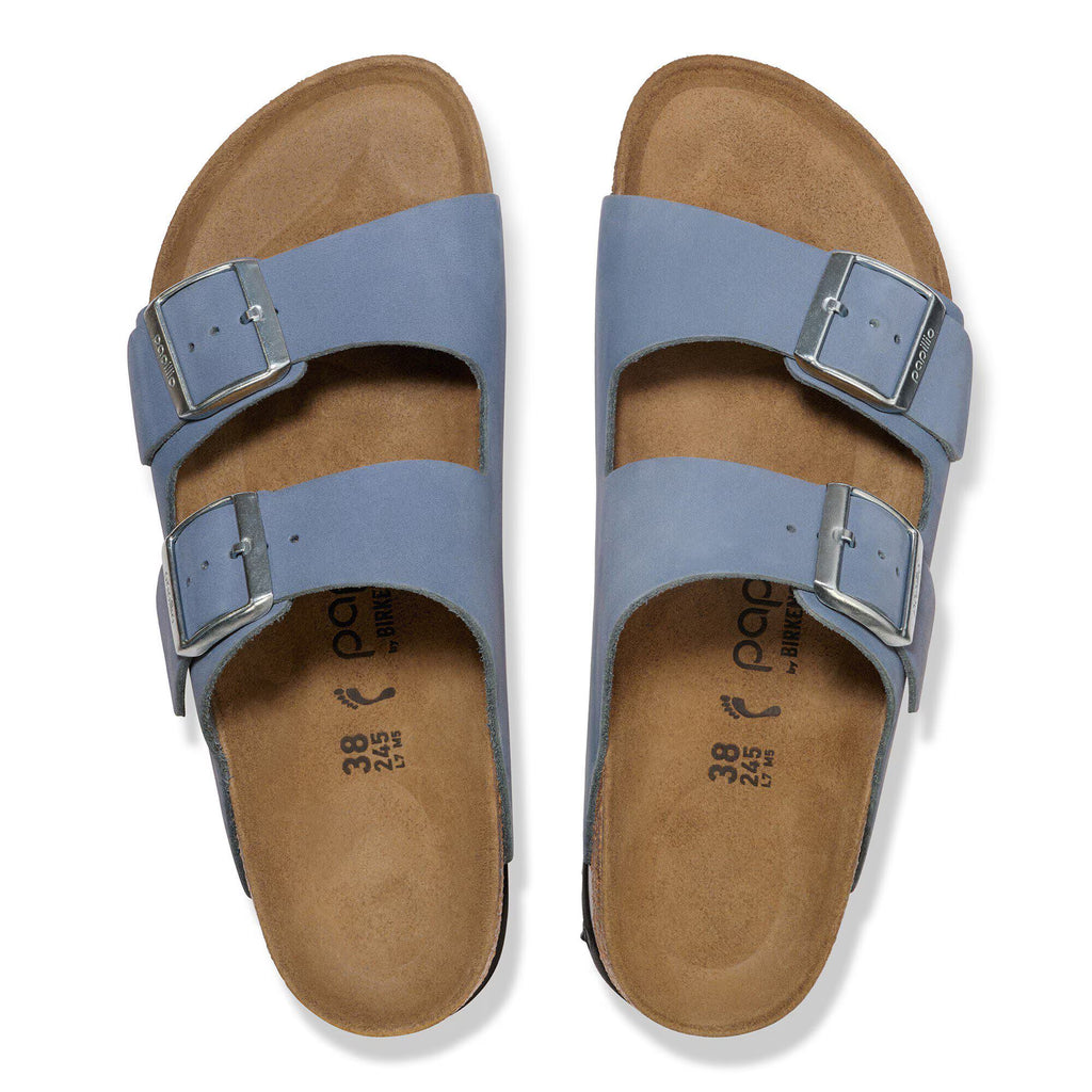 Arizona PAP Flex Platform Nubuk Leather Stone Blue