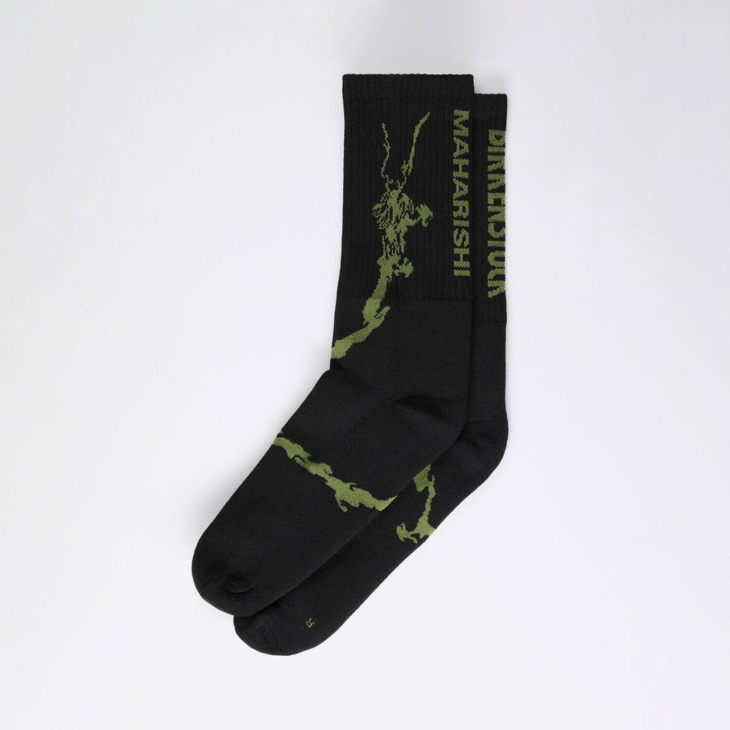Maharishi Pack Nubuck Leather/Textile Black
