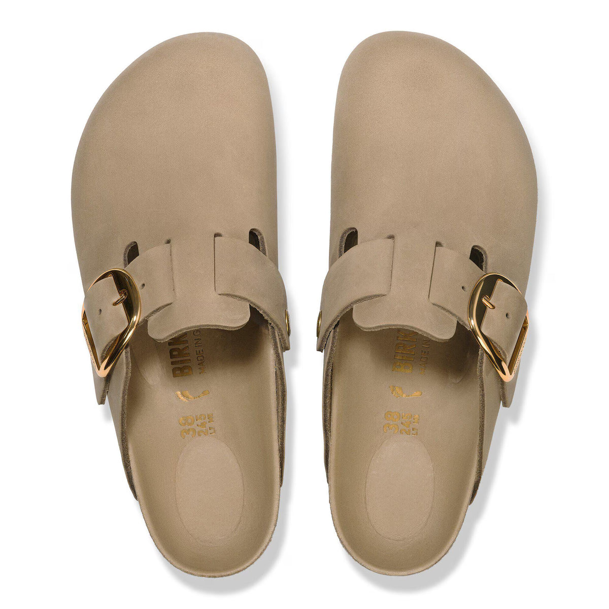 Boston Big Buckle Natural Leather Oiled