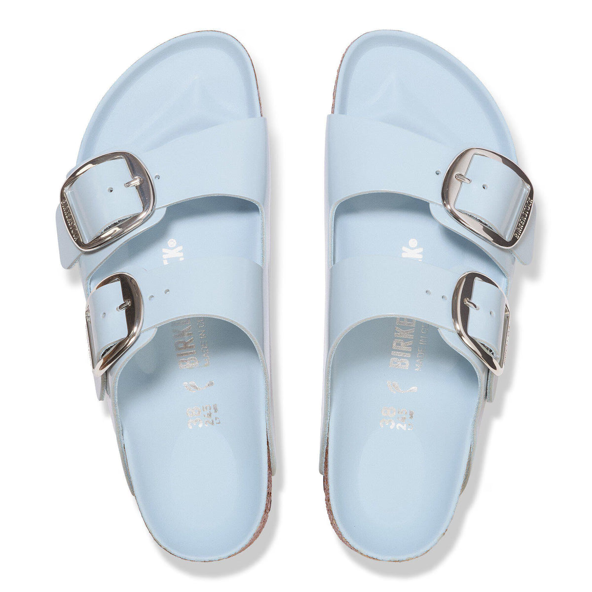 Arizona Big Buckle Natural Leather Patent