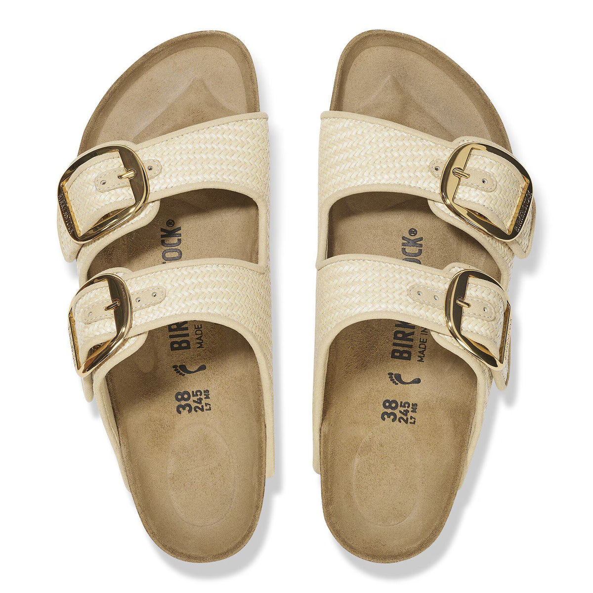 Arizona Big Buckle Raffia Textile