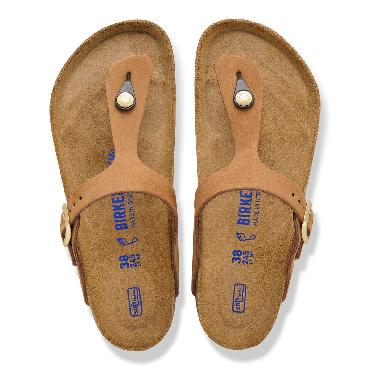 Gizeh Soft Footbed Nubuk Leather