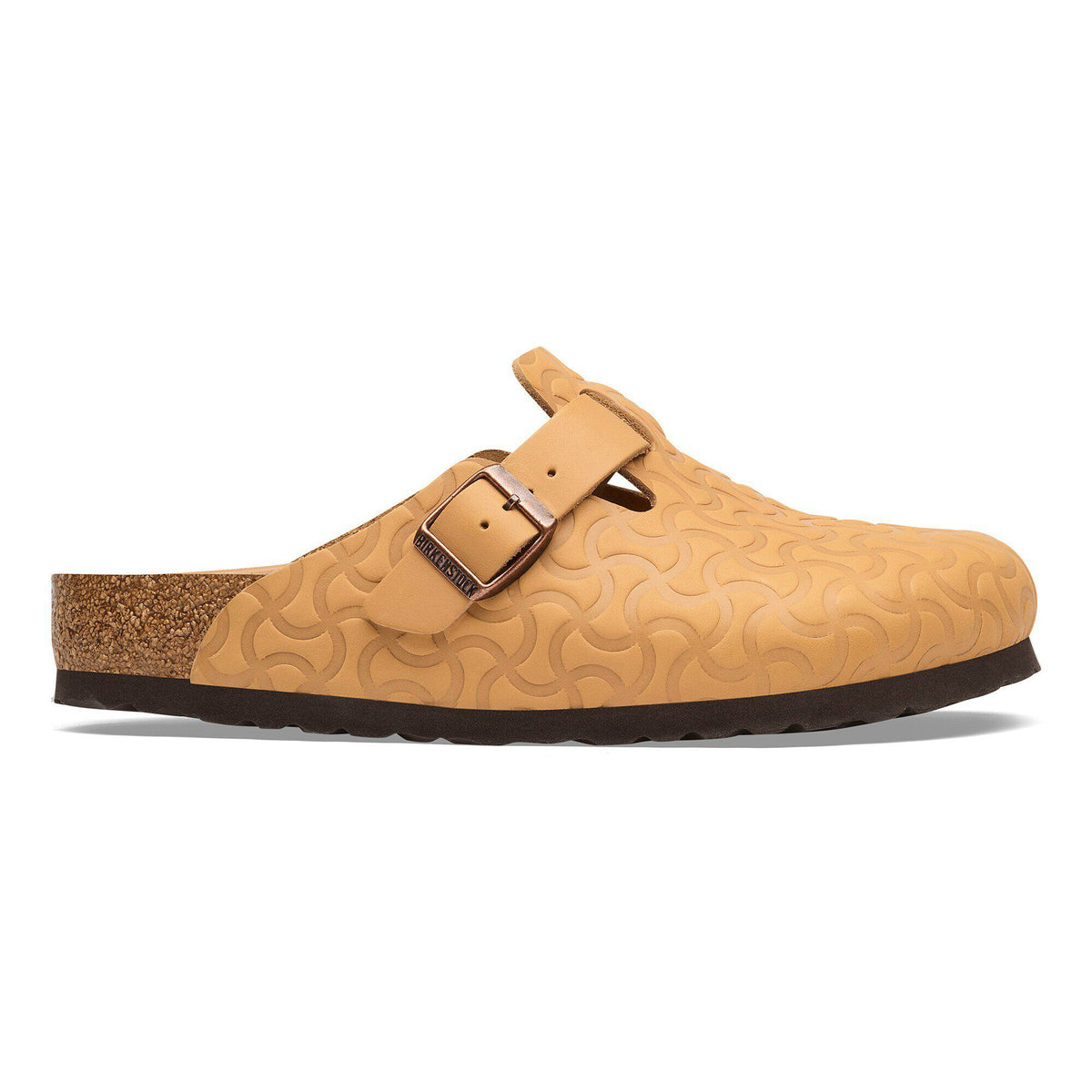 Boston BS Natural Leather Embossed