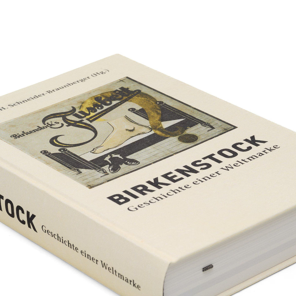 Book BS Corporate History DE Paper Linen White
