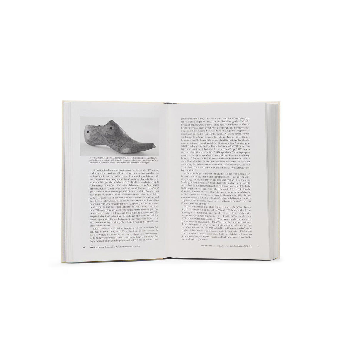 Book BS Corporate History DE Paper Linen White