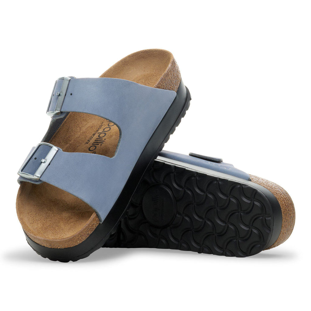 Arizona PAP Flex Platform Nubuk Leather Stone Blue