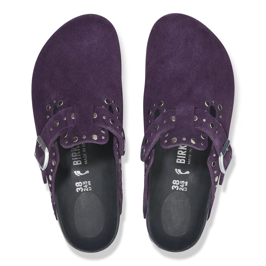 Boston Rivet Suede Leather