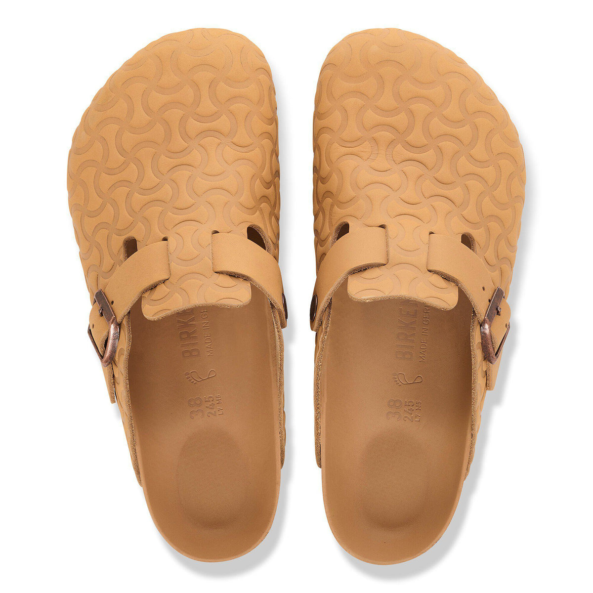 Boston BS Natural Leather Embossed