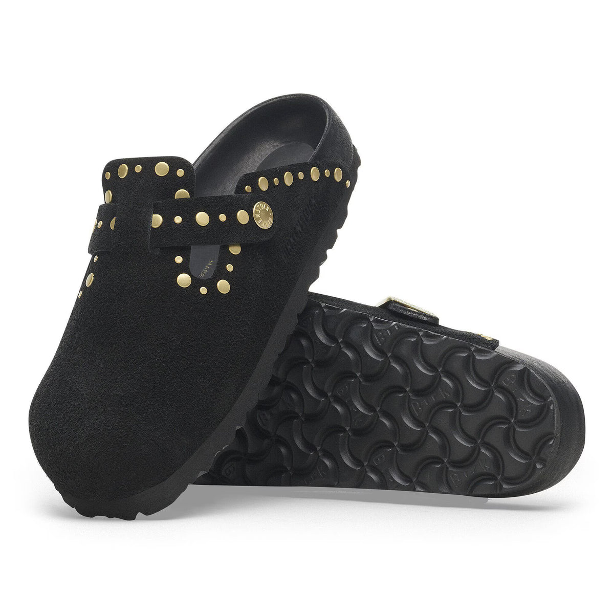 Boston Rivet Suede Leather