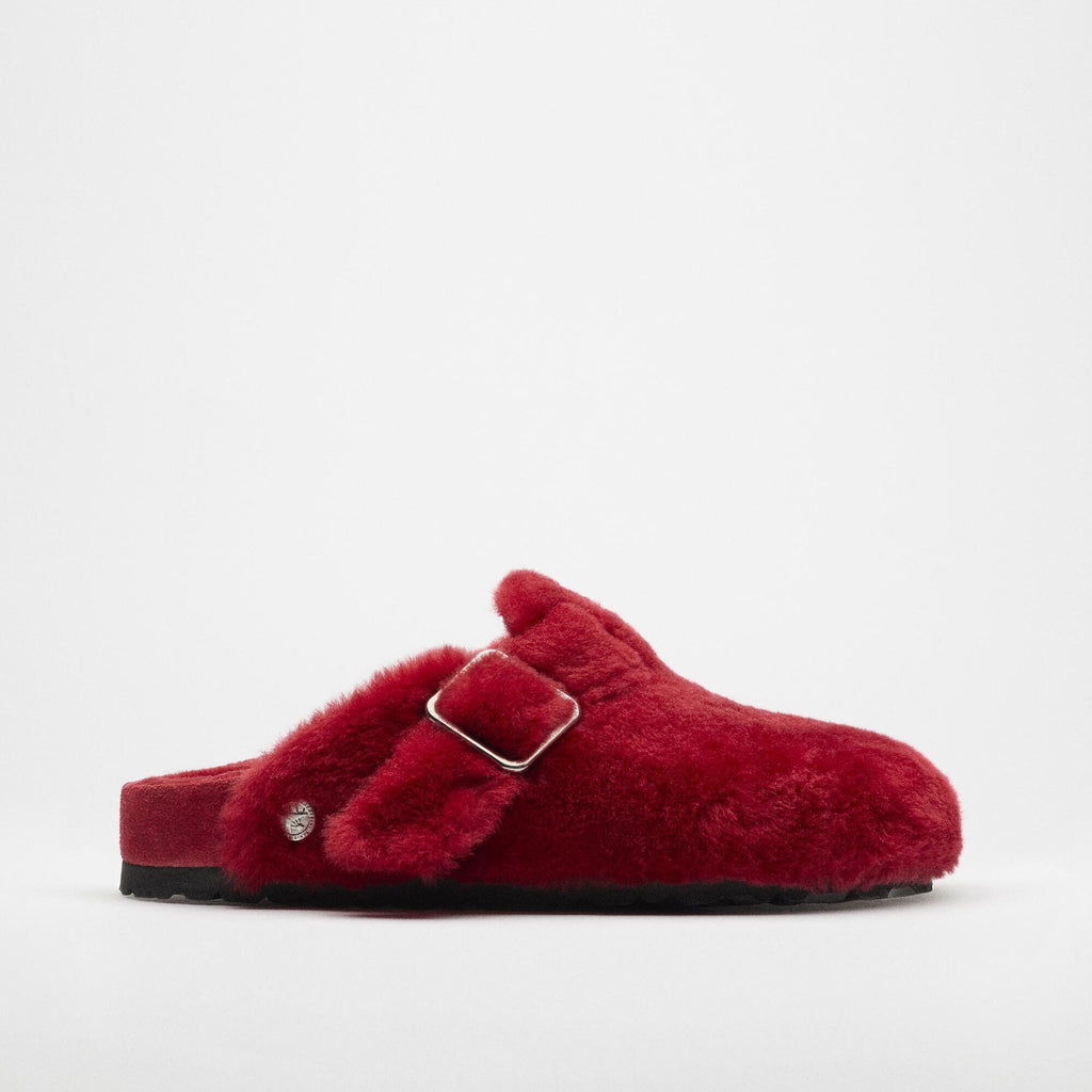 Boston 1774 Shearling Fur red