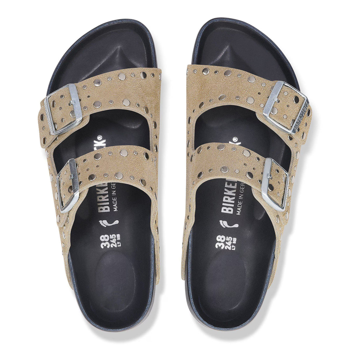 Arizona Rivet Suede Leather