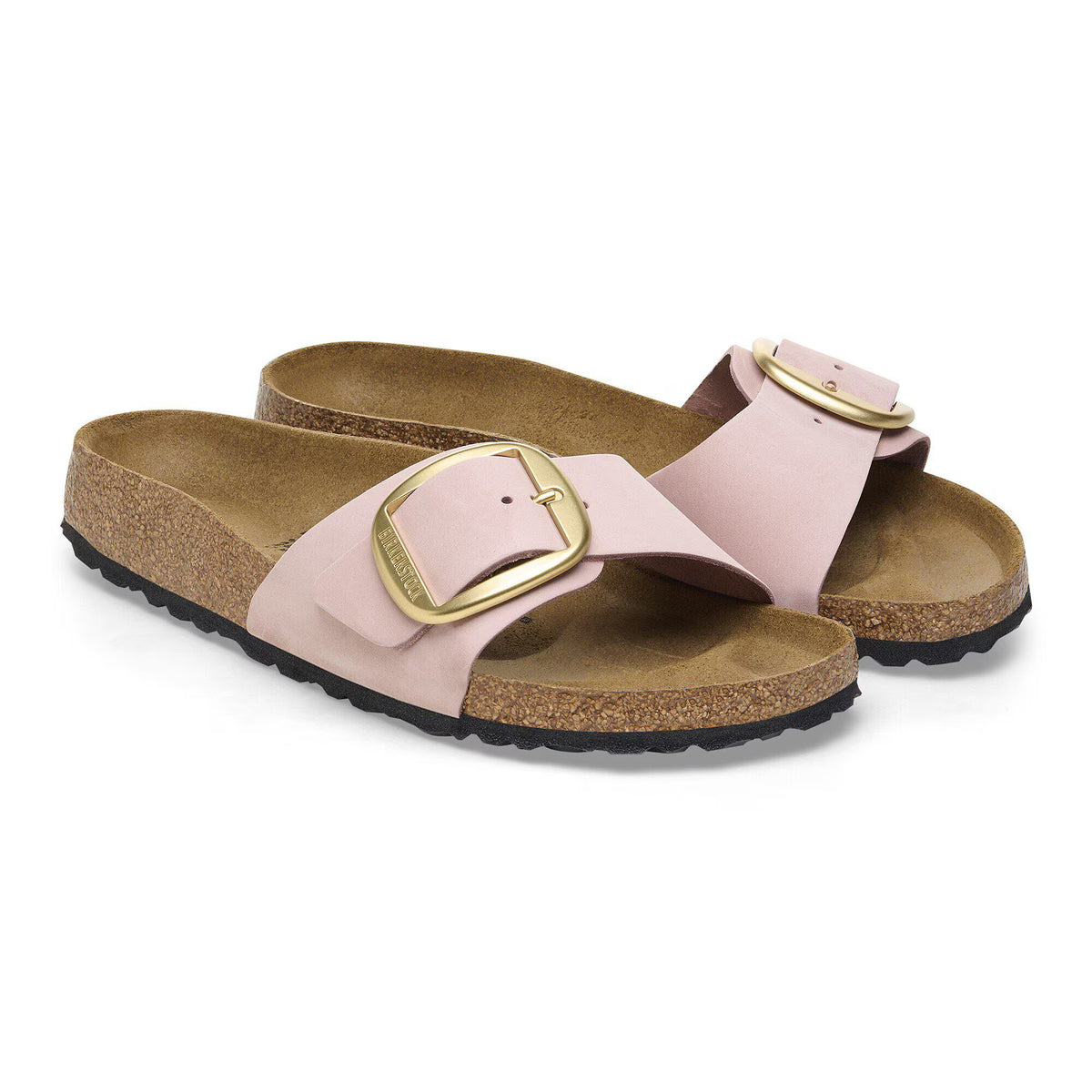 Madrid Big Buckle Nubuk Leather